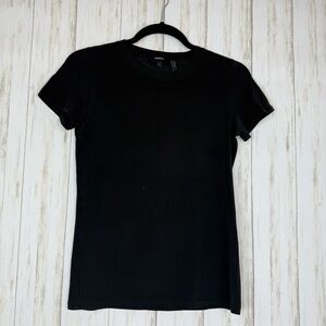 Theory Black Short Sleeve Tee